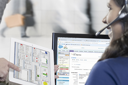 Contact Center with Salesforce and manager